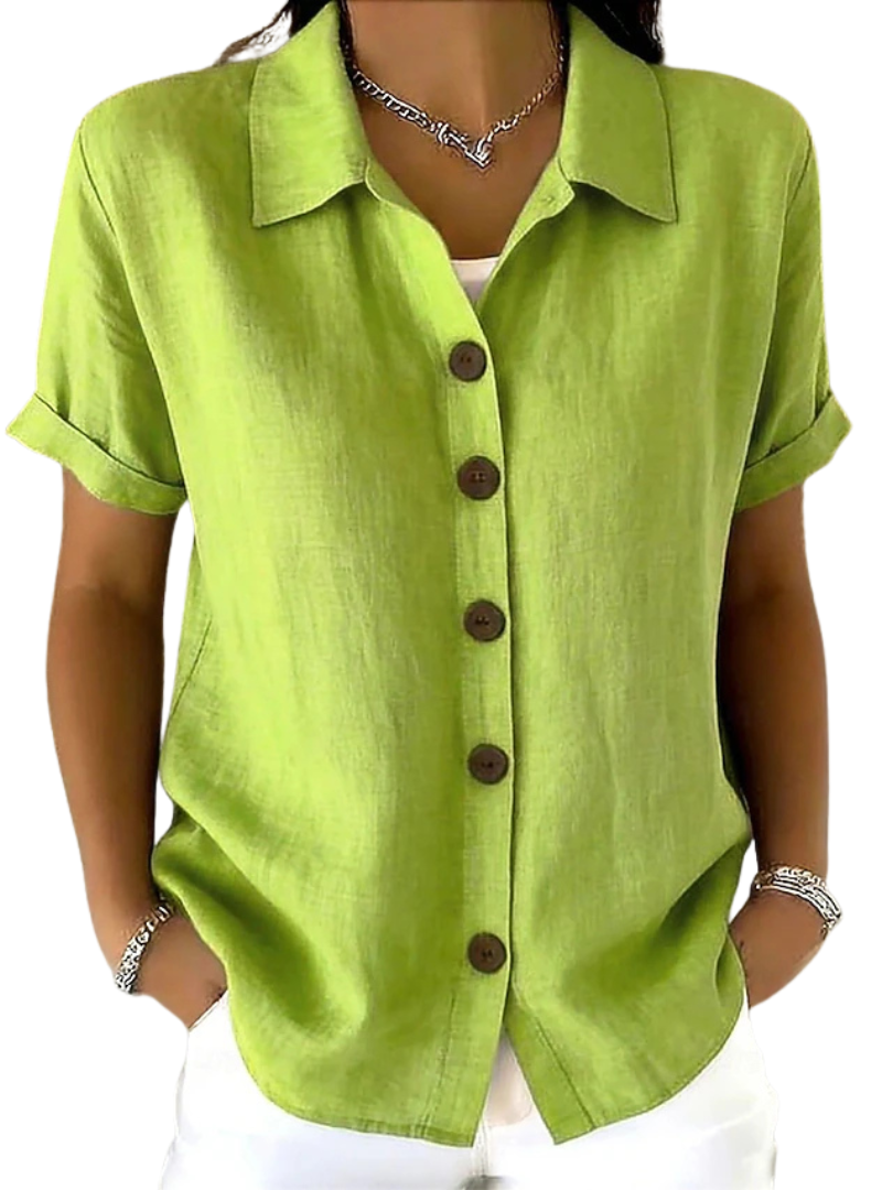 Lässiges Damen-Shirt mit kurzen Ärmeln
