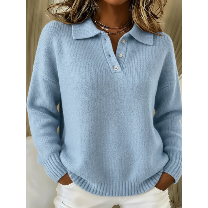 Damen Kuscheliger Oversize Rundhals Pullover