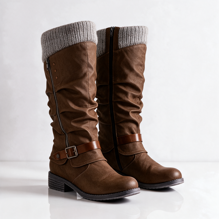 Damen Bequeme Freizeitstiefel