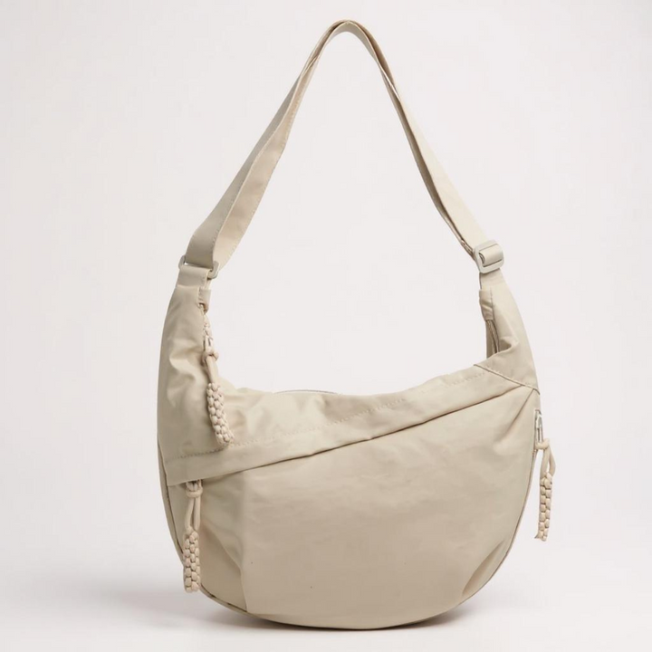 Elegante Schultertasche – Beige