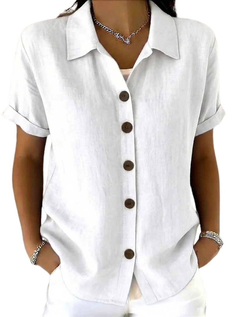 Lässiges Damen-Shirt mit kurzen Ärmeln