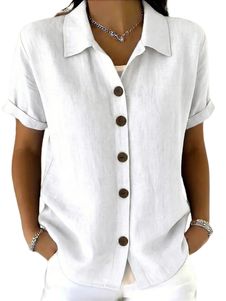 Lässiges Damen-Shirt mit kurzen Ärmeln