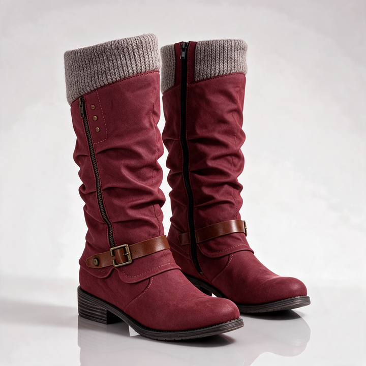 Damen Bequeme Freizeitstiefel