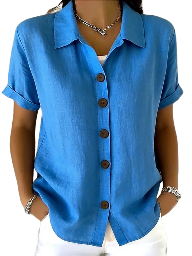 Lässiges Damen-Shirt mit kurzen Ärmeln