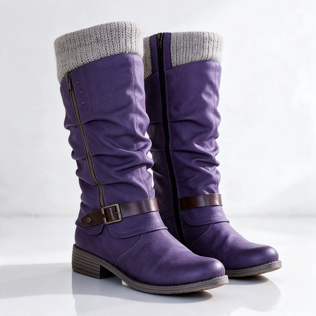 Damen Bequeme Freizeitstiefel