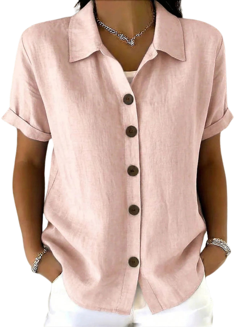 Lässiges Damen-Shirt mit kurzen Ärmeln