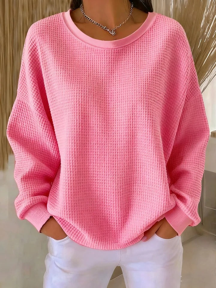 Damen Klassischer Langarm Pullover