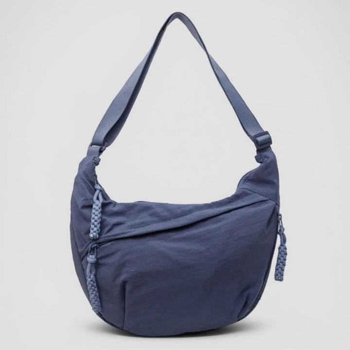 Klassische Schultertasche – Blau