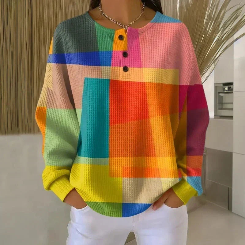 Damen Klassischer Bequemer Pullover