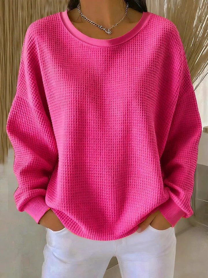 Damen Klassischer Langarm Pullover