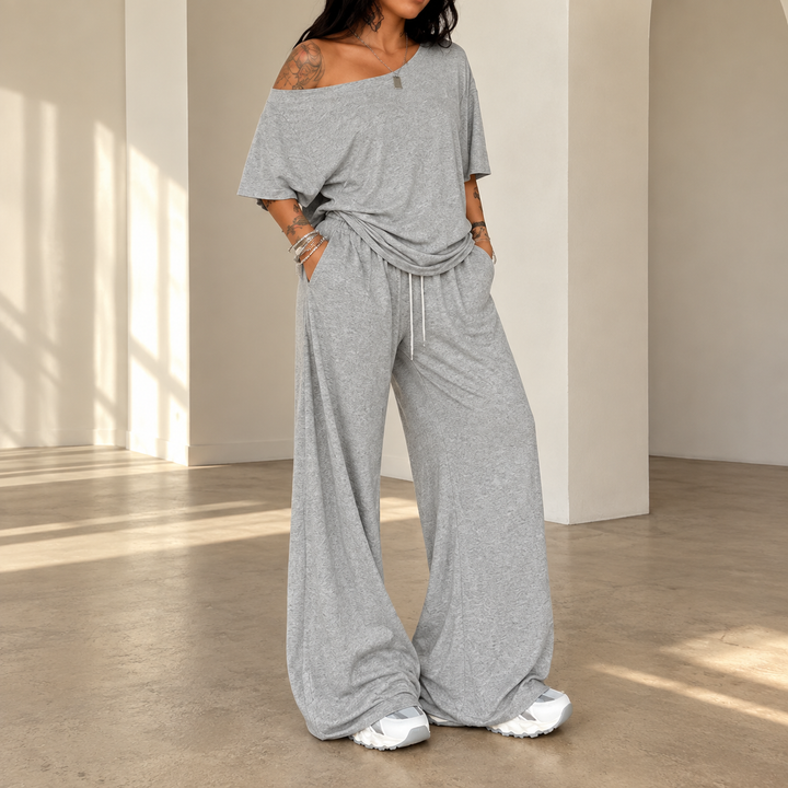 Zweiteiliges Bequemes Loungewear Set
