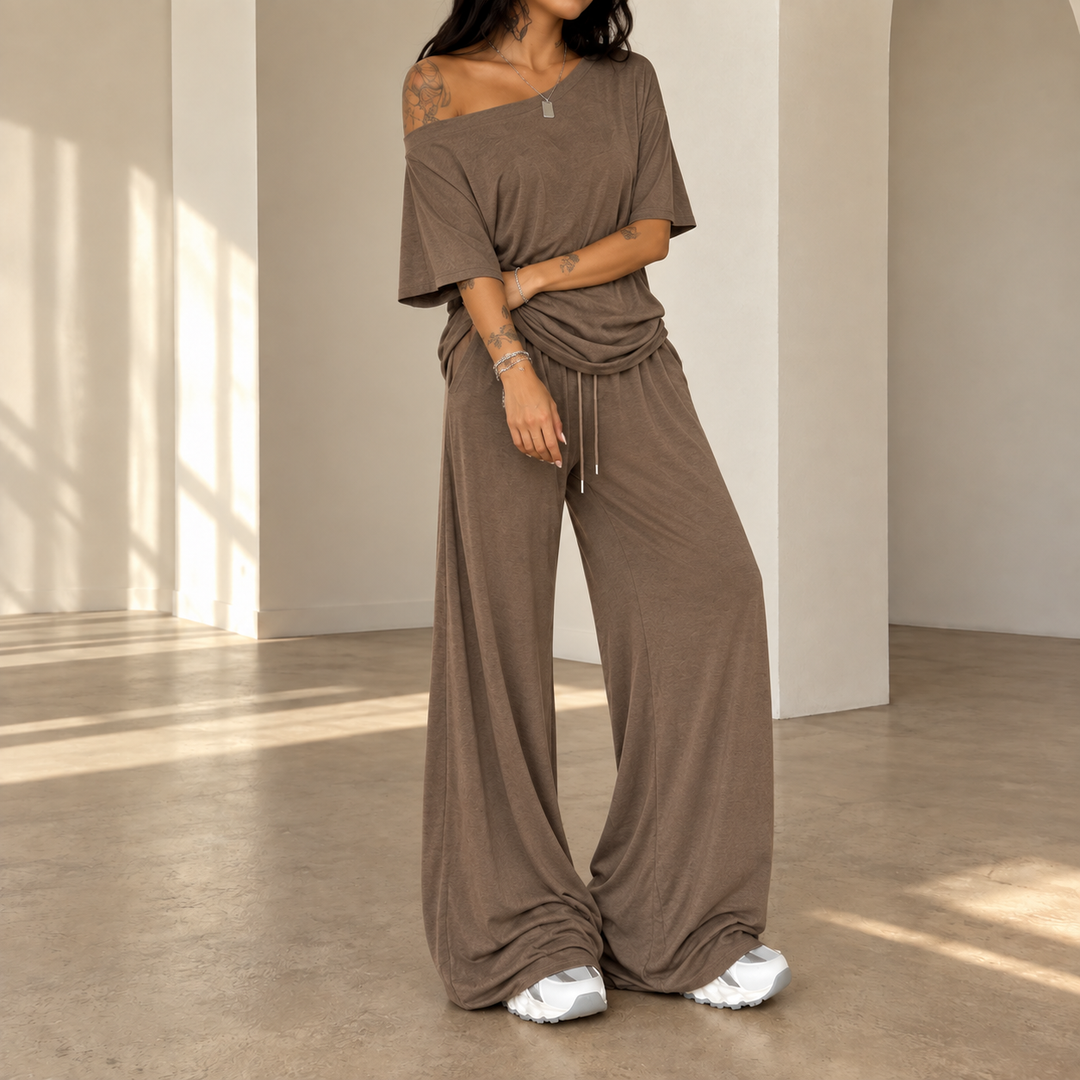 Zweiteiliges Bequemes Loungewear Set