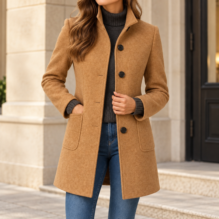 Eleganter Bequemer Mantel