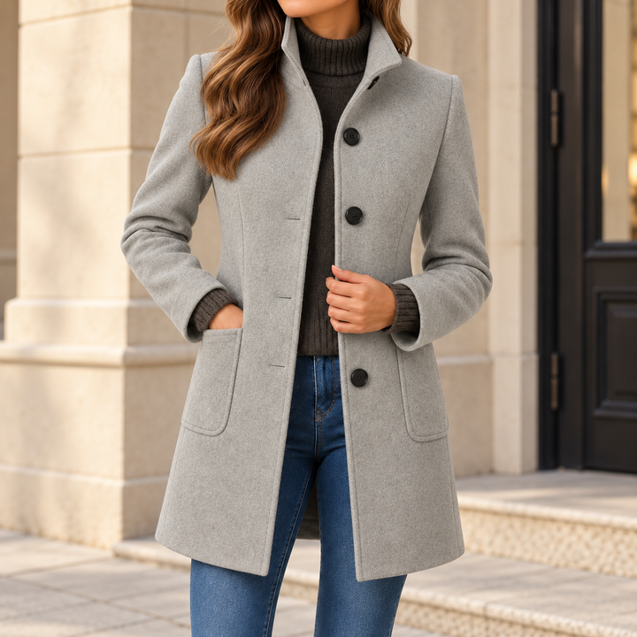 Eleganter Bequemer Mantel