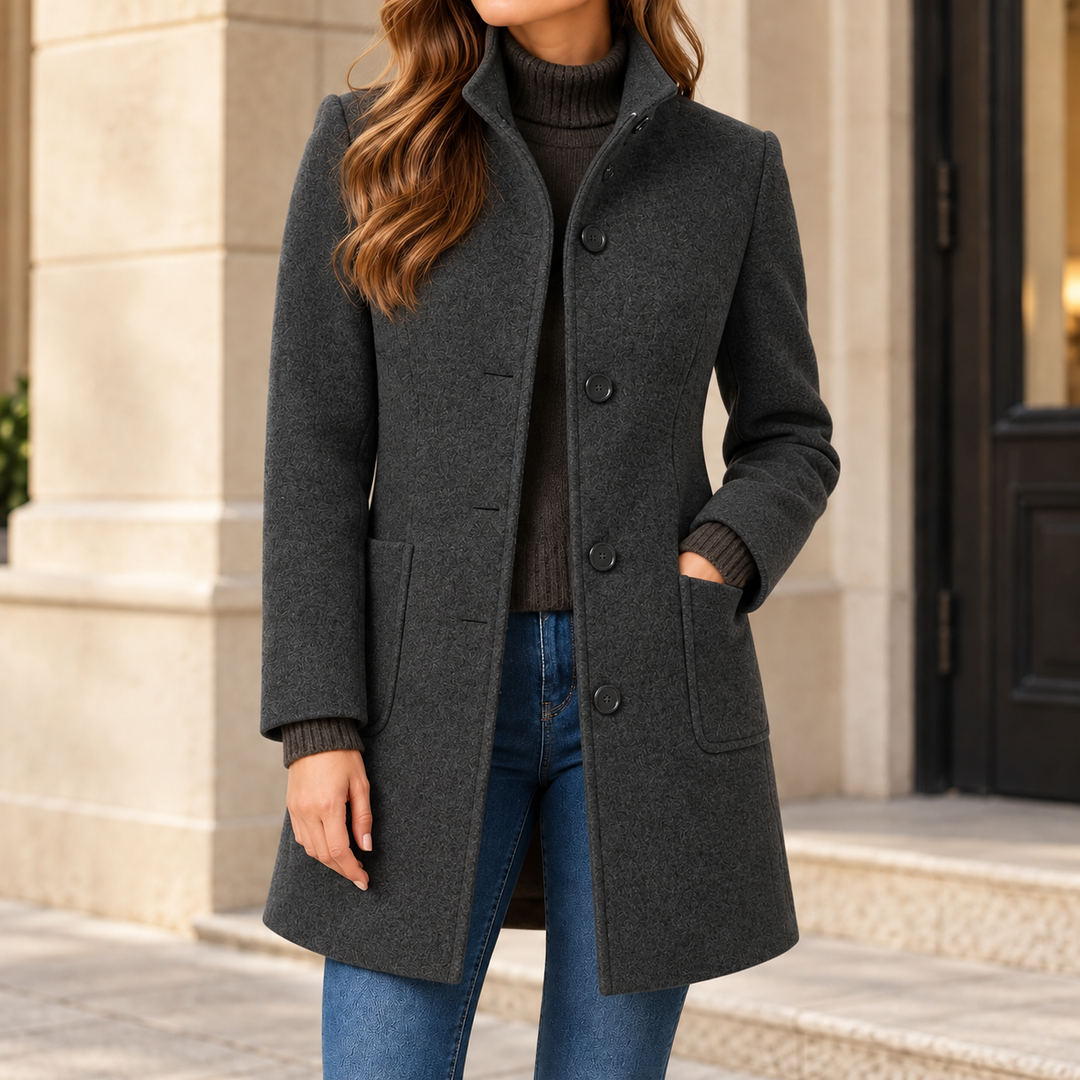 Eleganter Bequemer Mantel