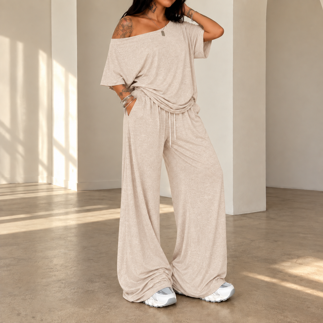 Zweiteiliges Bequemes Loungewear Set