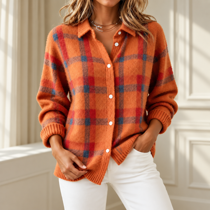 Kariertes Oversize-Hemd