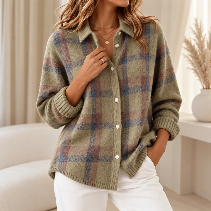 Kariertes Oversize-Hemd