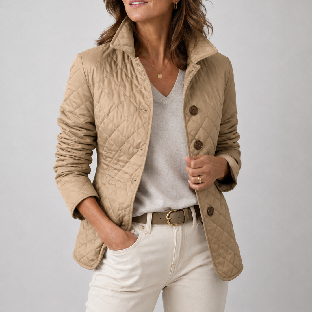 Leicht wattierte Steppjacke