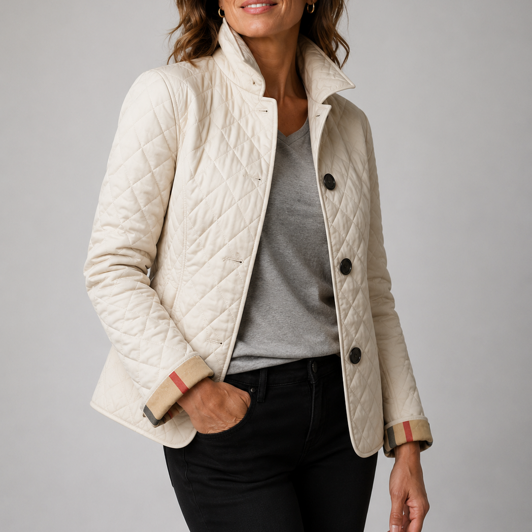Leicht wattierte Steppjacke