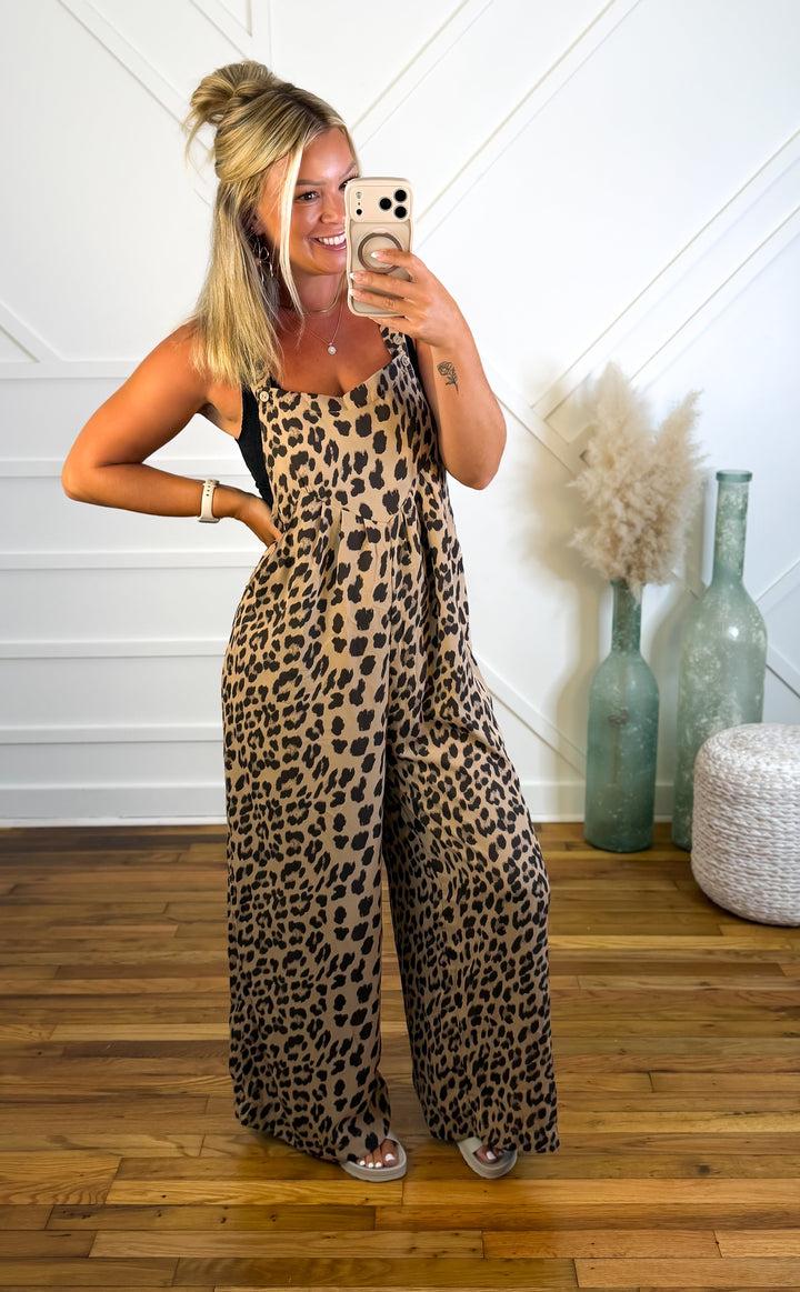 Damen Lockerer Freizeit Jumpsuit