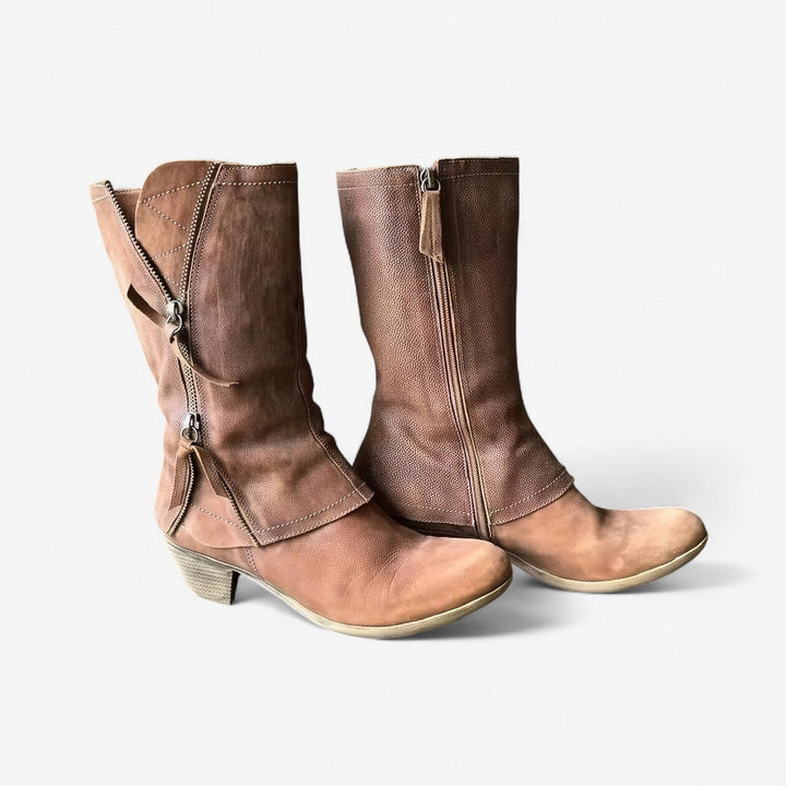 Damen Bequeme Herbststiefel