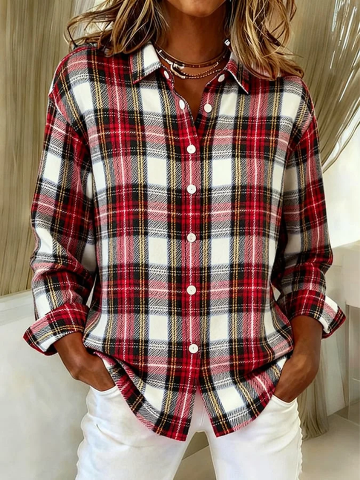 Damen Elegante Klassische Bluse