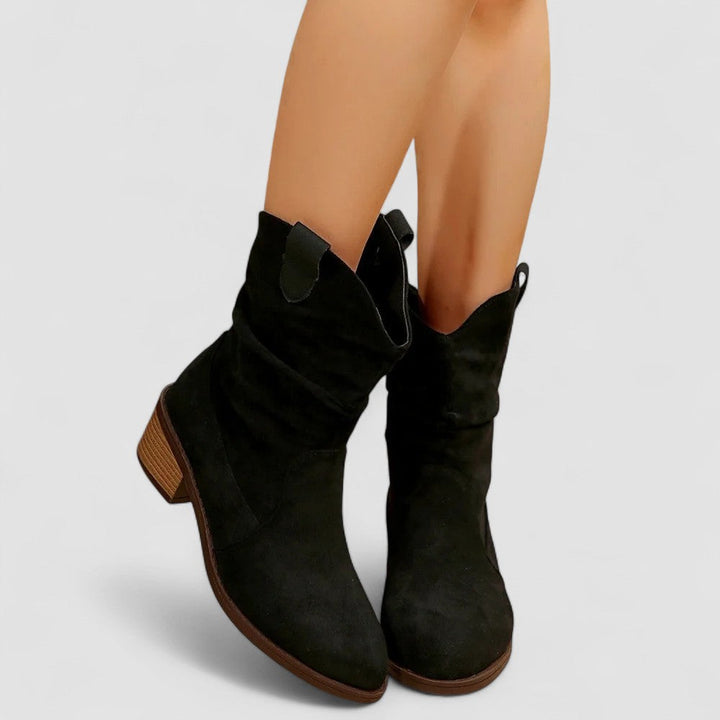 Damen Lässige Western Stiefeletten