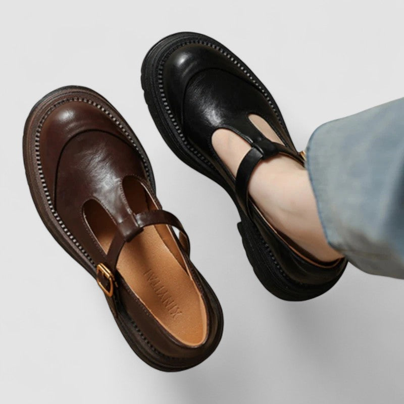 Damen Bequeme Mary-Jane-Schuhe