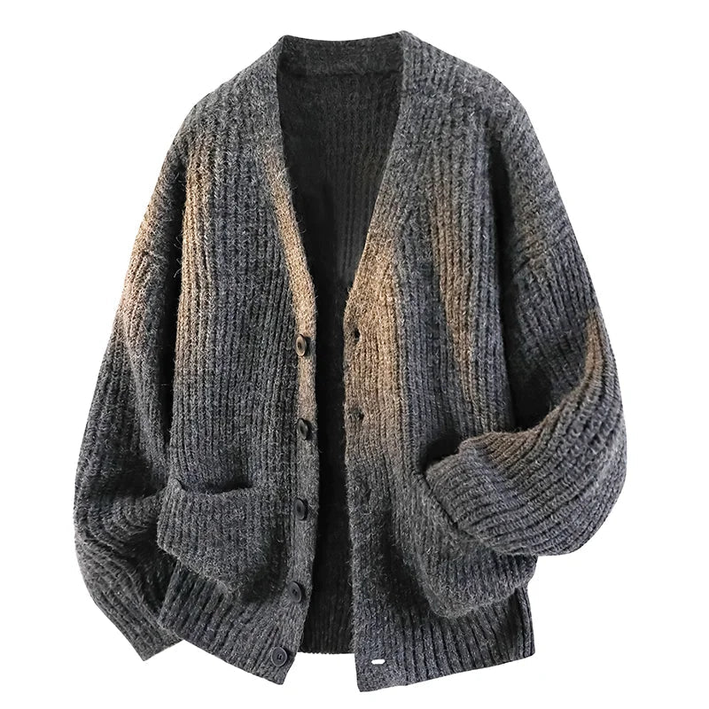 Damen Lässige Strickweste mit V-Ausschnitt