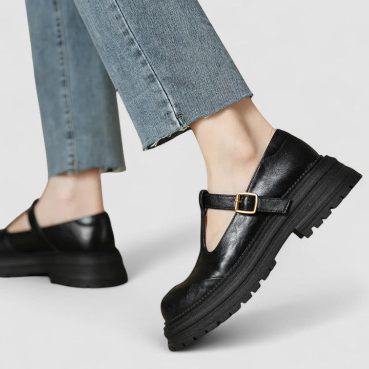 Damen Bequeme Mary-Jane-Schuhe