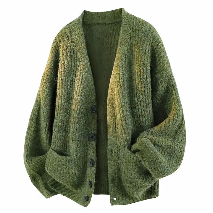 Damen Lässige Strickweste mit V-Ausschnitt