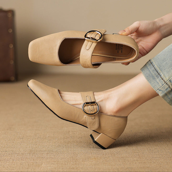 Damen Elegante Mary-Jane-Pumps