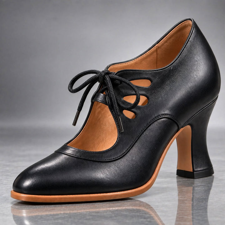 Damen Elegante Absatzschuhe mit Schnürung