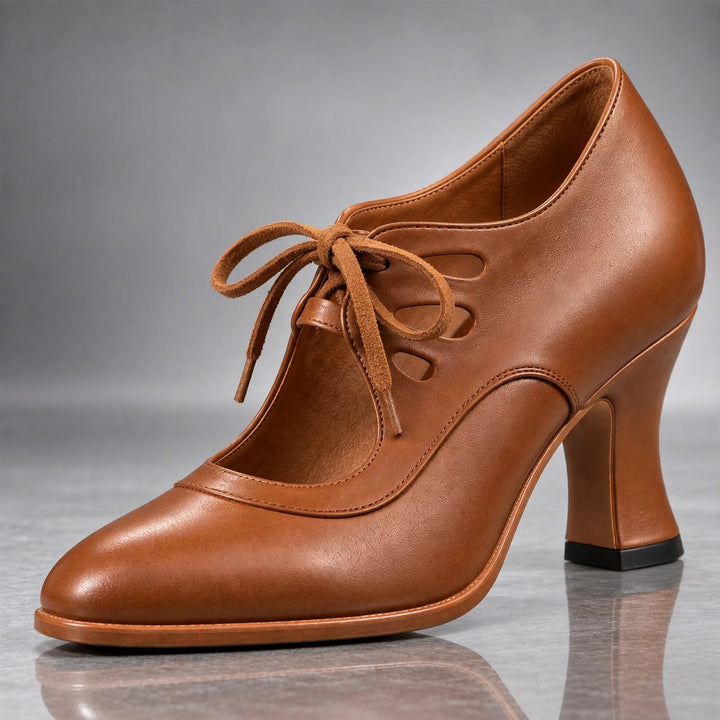 Damen Elegante Absatzschuhe mit Schnürung