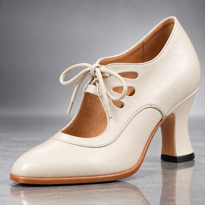 Damen Elegante Absatzschuhe mit Schnürung