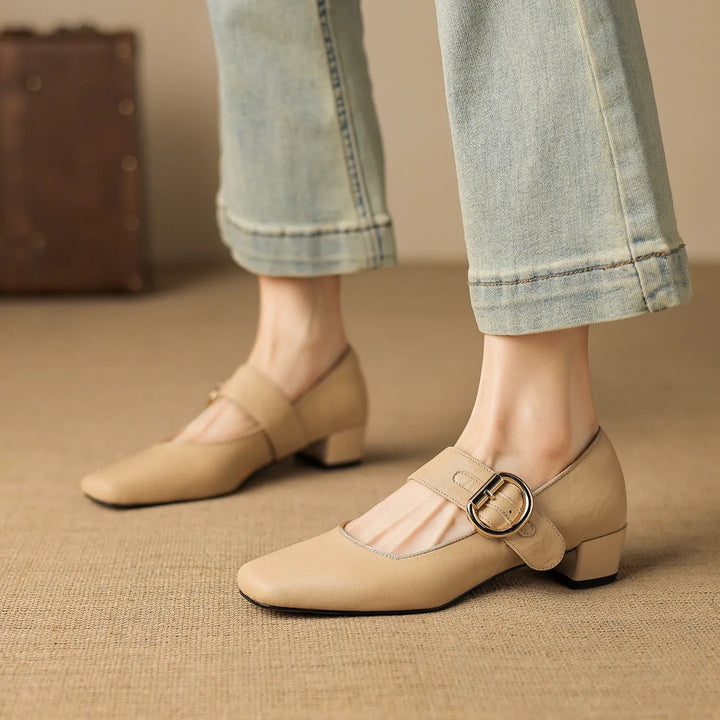 Damen Elegante Mary-Jane-Pumps