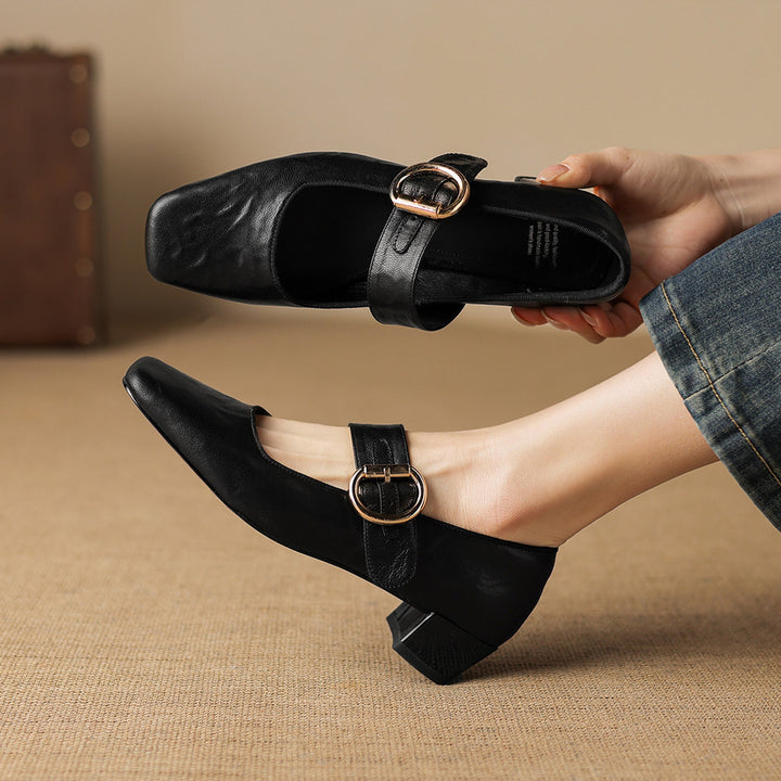 Damen Elegante Mary-Jane-Pumps