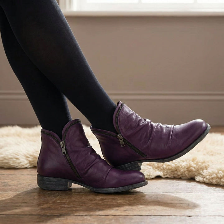 Damen Bequeme Knöchelhohe Stiefeletten