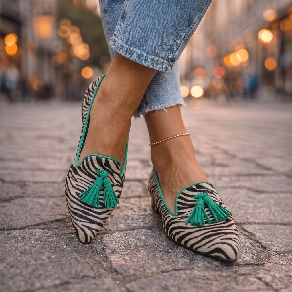 Damen Elegante Ballerinas mit spitzer Kappe