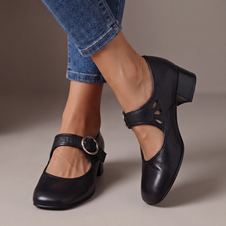 Damen Elegante Riemchen Pumps