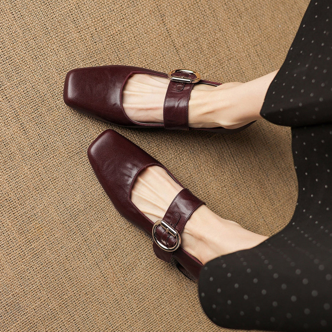 Damen Elegante Mary-Jane-Pumps