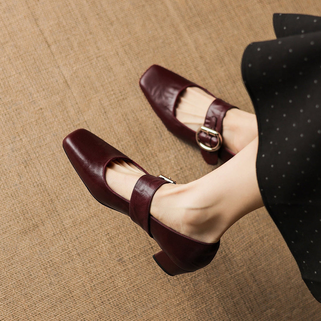 Damen Elegante Mary-Jane-Pumps