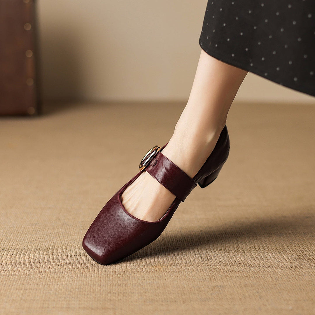 Damen Elegante Mary-Jane-Pumps
